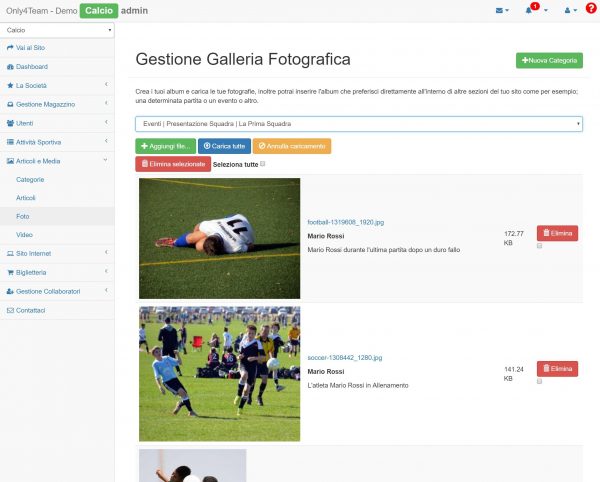 Calcio Software + Sito Web - immagine 9