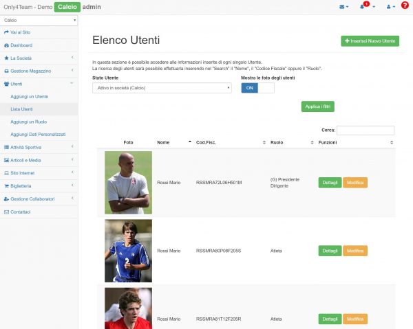 Calcio Software + Sito Web - immagine 10
