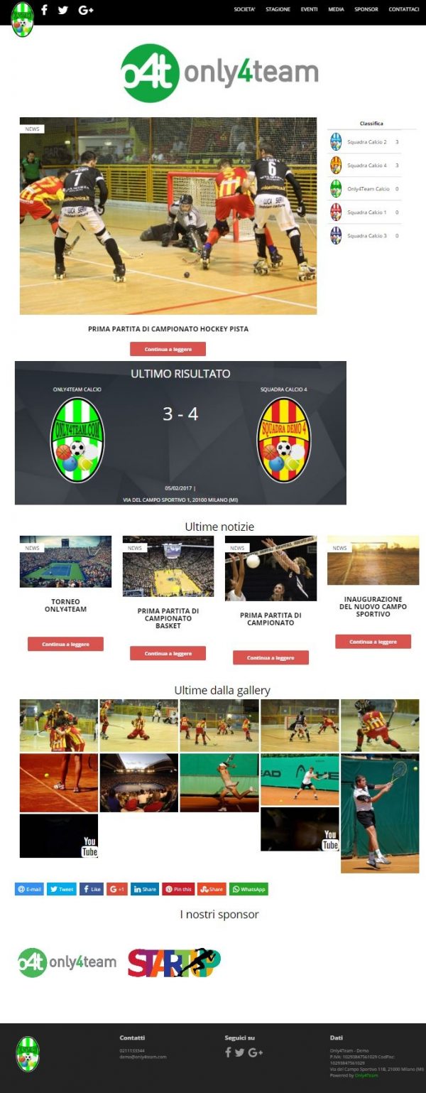 Calcio Software + Sito Web - immagine 3